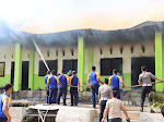 Gedung Asrama Ponpes Safiatun Najah Simpang Empat, Terbakar