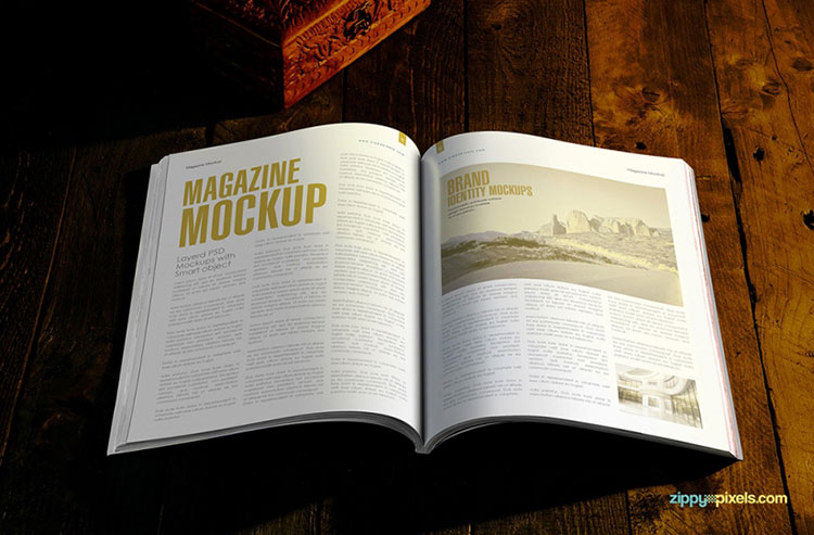 2 Free Magazine Mock-Ups