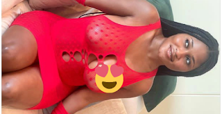 King Barakazyt flaunts her figure in a red see-through dress, amazes many online