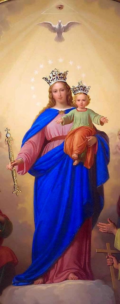 Imagem de Maria Auxiliadora mandada pintar por Don Bosco em Turim