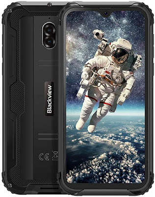 Unlocked Rugged Smartphones Blackview BV5900 - Rugged Cell Phones with Android 9.0 4G LTE IP68 Waterproof Drop Proof, 5.7" Screen 3GB+32GB Dual SIM 5580mAh Battery(Black)