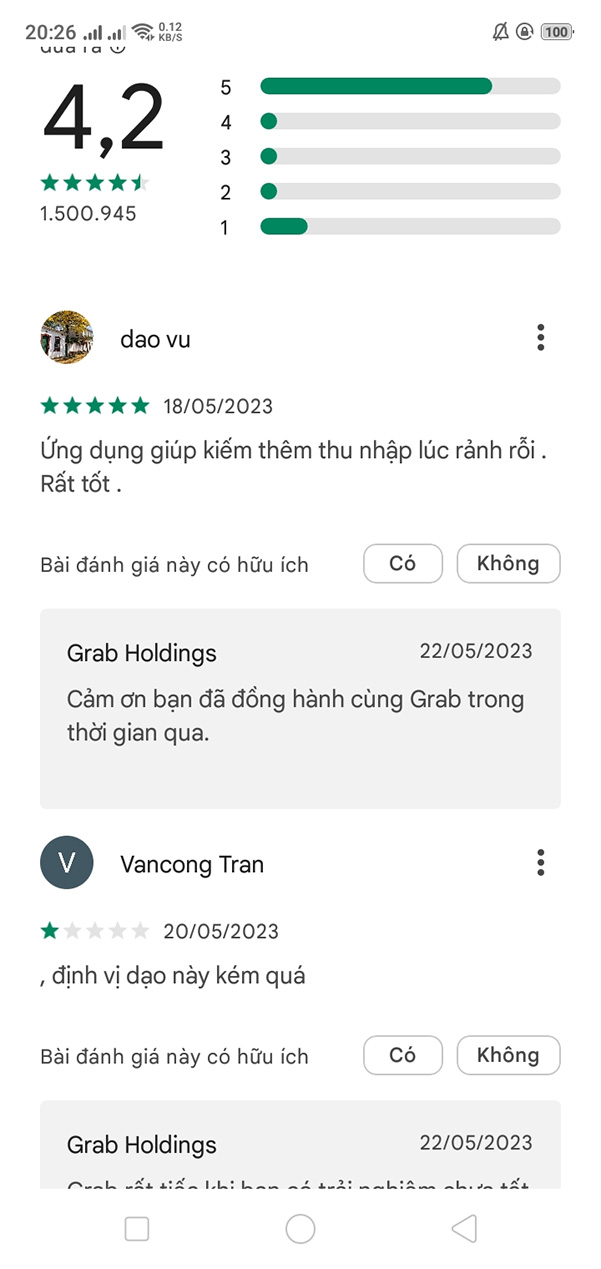 Grab Driver - Ứng dụng dành cho đối tác của Grab b1