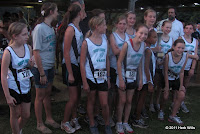 Swift Creek Middle School girls' cross-country team.