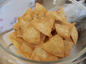homemade corn tortilla chips