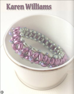 Photo spread of Primrose bangle by designer Karen Williams