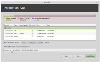 Hasil gambar untuk tabel partisi harddisk linux mint