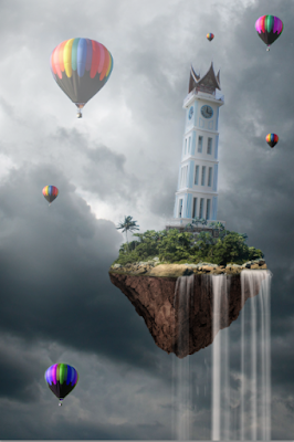 Photoshop, Indonesia, Jam Gadang Tutorial