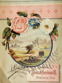 back cover Storrs & Harrison Catalog, 1888