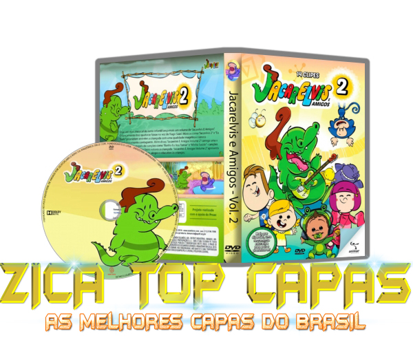 CAPA DO DVD - JACARELVIS E AMIGOS - VOLUME 2 - LABEL - 2015