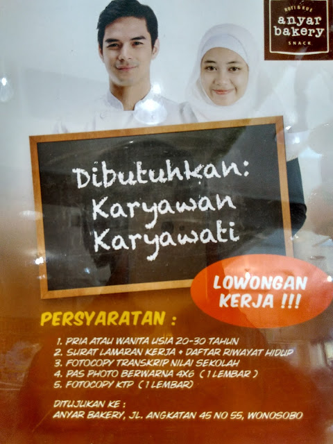 Lowongan Kerja di Anyar Bakery Wonosobo