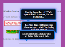 Tooltip Dengan Efek Bouncy