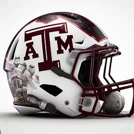 Texas A&M Star Wars Concept Helmet