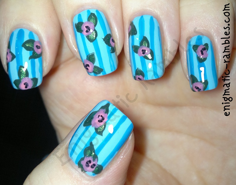 freehand-floral-flower-nails-nail-art-cath-kidson-inspired