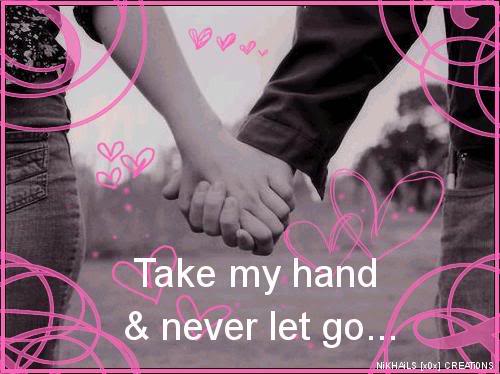 Take my hand and follow me to that place I long to be