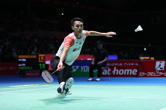 Hasil Bulu Tangkis Japan Open 2019 Hari ini - Jonatan Christie ke Perempat Final