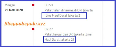 Line haul darat sicepat dan line haul udara artinya