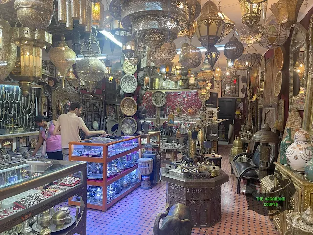Traditional Moroccan Jewelry at Gift shop, Rue Talaa Kebira, Fes el-Bali, Fez, Morocco