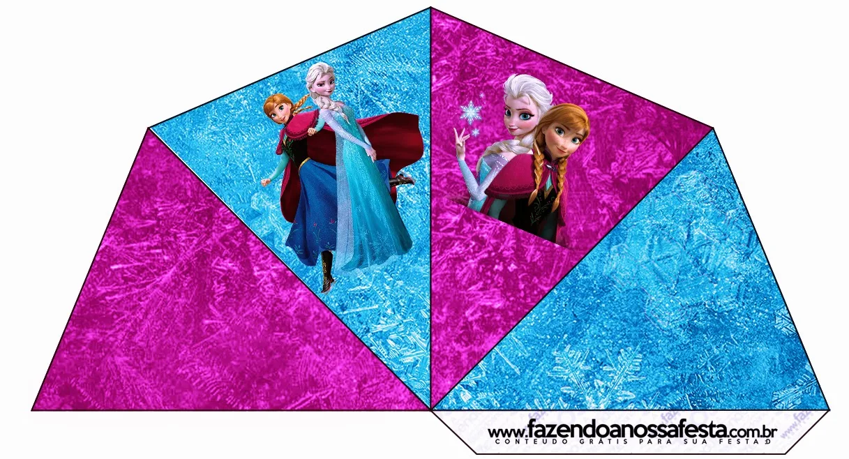 Free Frozen Printable  Cones.