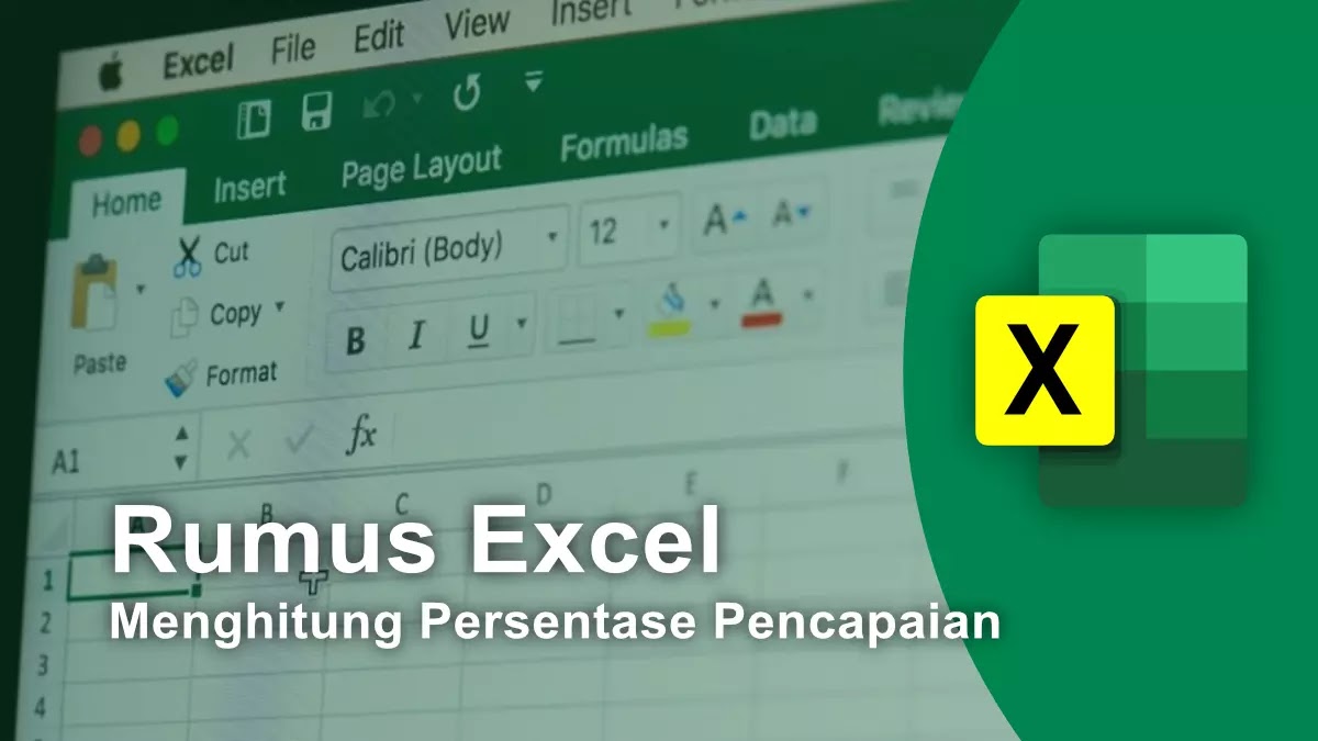 Rumus Excel Menghitung Persentase Pencapaian