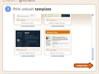 Silahkan pilih template sesuai dengan selera anda