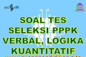 Soal Dan Pembahasan Seleksi PPPK Guru Kemampuan Verbal, Kuantitatif dan Logika