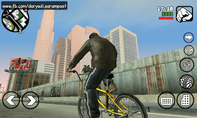 gta sa grand theft auto san andreas android game riding bicycle