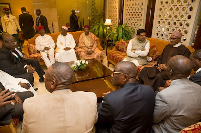 Buhari meets with India's Prime Minister