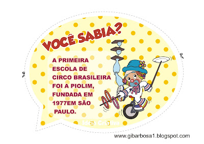 Painel Dia do Circo com Cartazes Ilustrados 