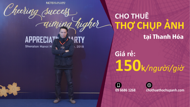 cho thuê thợ chụp ảnh tại Thanh Hóa