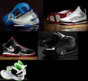 (From left to right: Kobe 5, CP3,Lebron 8,Melo6, Jordan Fly Wade)