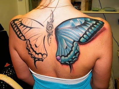 We've all seen tattoos of butterflies. There are the delicate, small, 