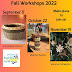 2022 Fall Workshop Lineup