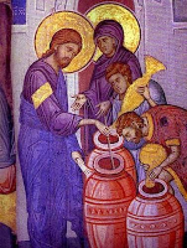 Wedding At Cana First Miracle And Wedding Supper Of The Lamb As Last Miracle