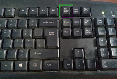 catatanikrom tombol print screen keyboard komputer