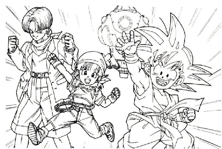 imagenes de goku fase 4 para imprimir - Cómo dibujar a Goku paso a paso a lápiz y rotulador 