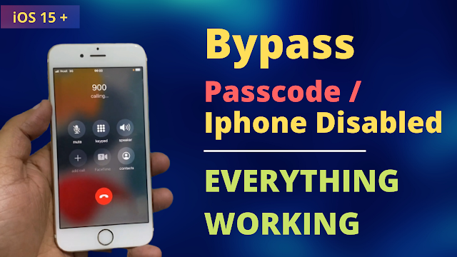 iPhone iOS 15.5 PasscodeDisable Bypass iOS 15 iCloud Bypass With SignalEverything Working