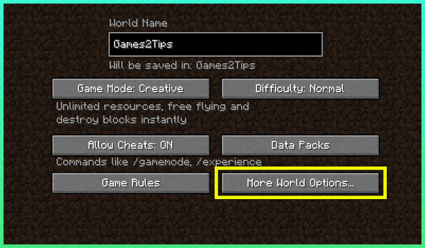 how to create minecraft flat world