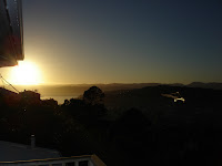 Sunrise from the balcony of the flat on ANZAC day