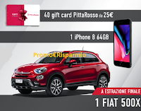 Logo ''Vinci con Reebok'': 1800 card Pittarosso, 45 Iphone, 1 Fiat 500X