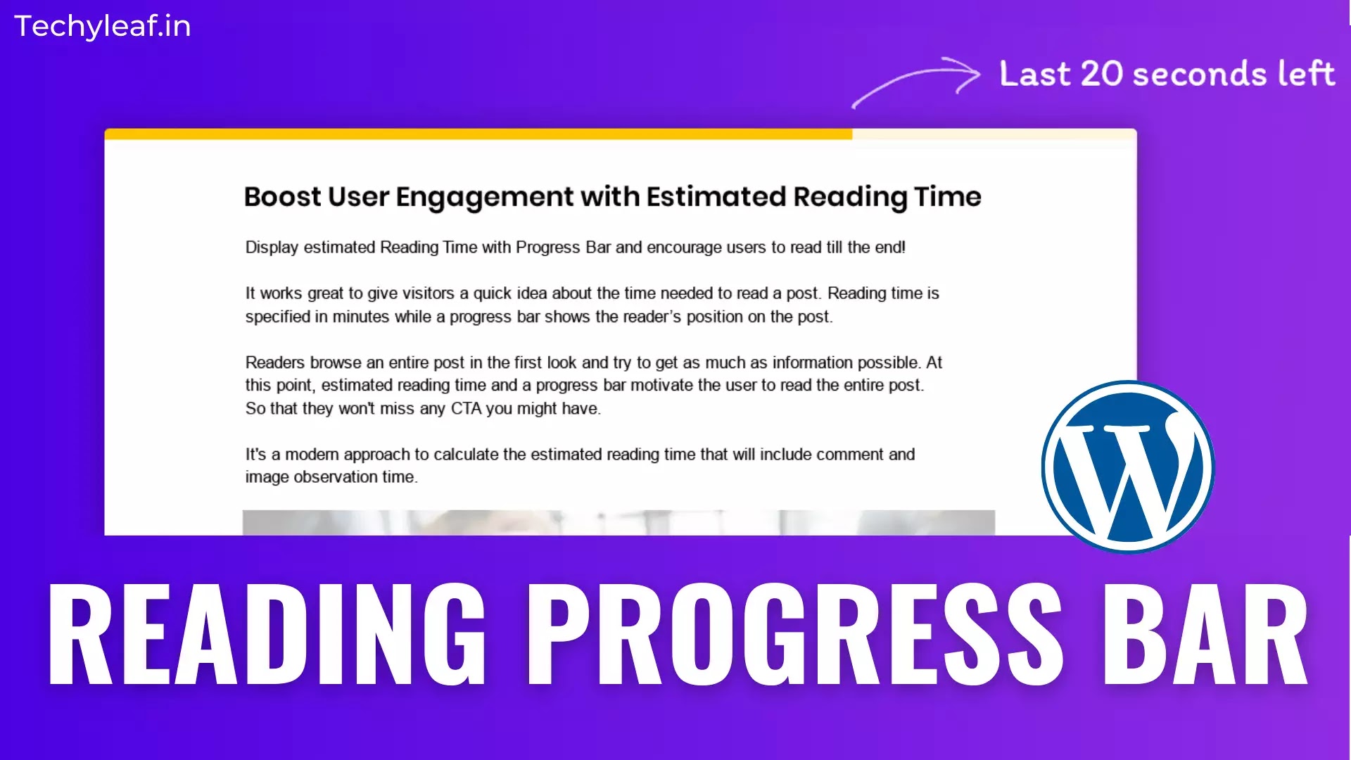 Reading Progress Bar In WordPress Reading Progress Bar In WordPress
