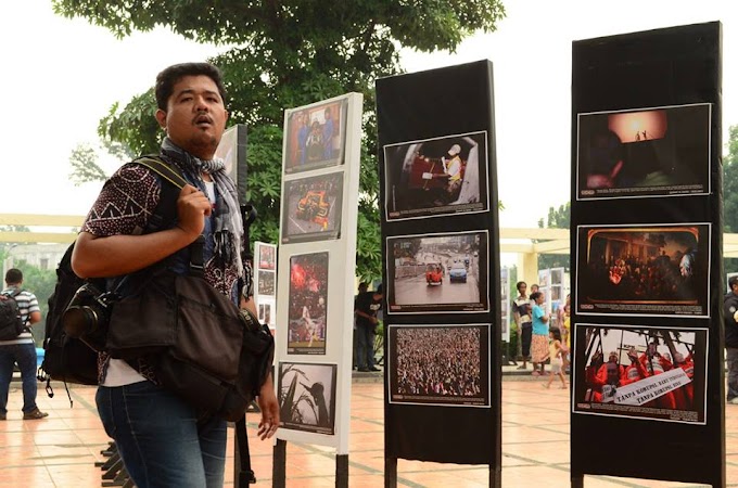 Foto Terbaik  Iggoy El Fitra Wartawan LKBN ANTARA,  Bertema Ritual Tabuik Piaman  Dipamerkan di Hamburg, Jerman