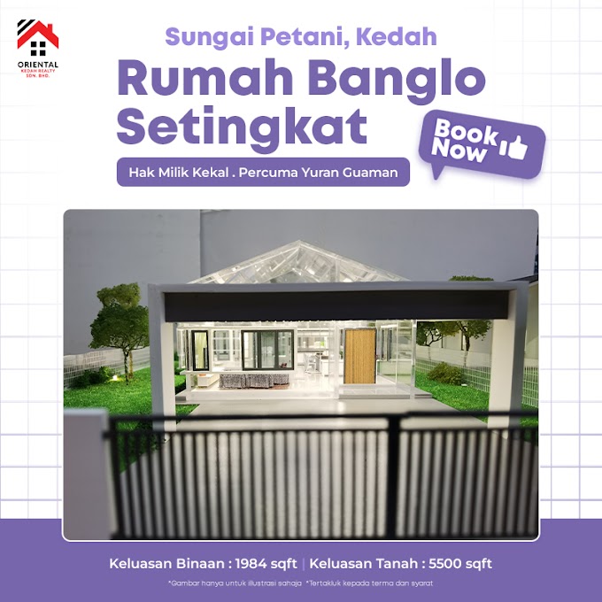 Are you looking for a house with land in Sungai Petani, Kedah? 