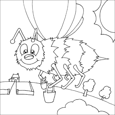 Bees Coloring Pages