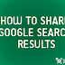 How to Share Google Search Results 