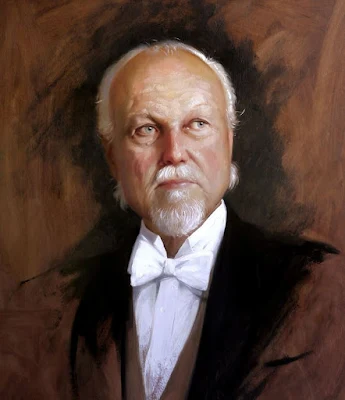 Portrait painting Andrew Lattimore
