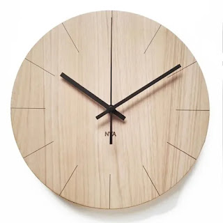 Wooden wall clock