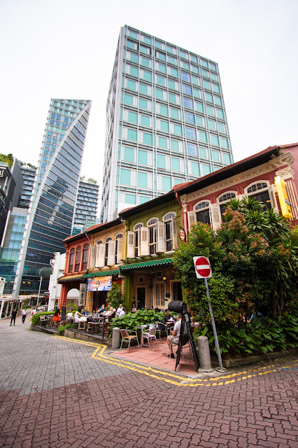 Emerald hill road-Case coloniali colorate-Singapore