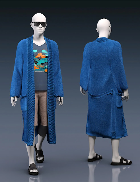 Elevate Your Virtual Style: The dForce Laidback Dude Outfit Texture Add-On Guide