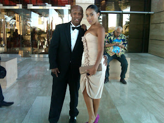 Zab Judah with Wife