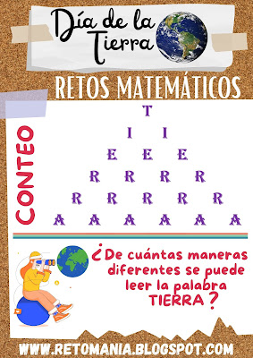 Acertijos, Desafíos matemáticos, Retos matemáticos, Problemas matemáticos, Retos visuales, Retos virales, Juegos mentales, Jeroglíficos, Jeroglíficos con solución, Descubre el número, Tierra, Día de la Tierra, Día Internacional de la Tierra, Buscapalabras, Palabra Oculta, Palabra escondida